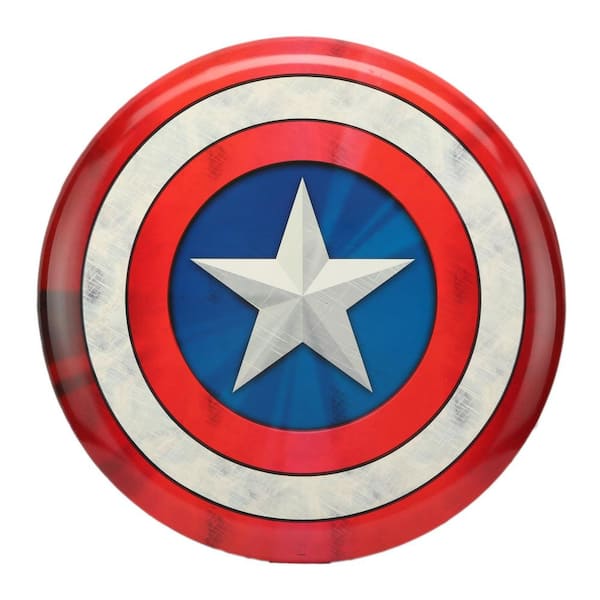 Marvel Captain America Shield Button Metal Decorative Sign