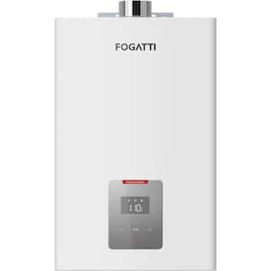 InstaGas Classic CS120 5.1 GPM 120,000 BTU Residential Natural Gas Tankless Water Heater, Indoor White