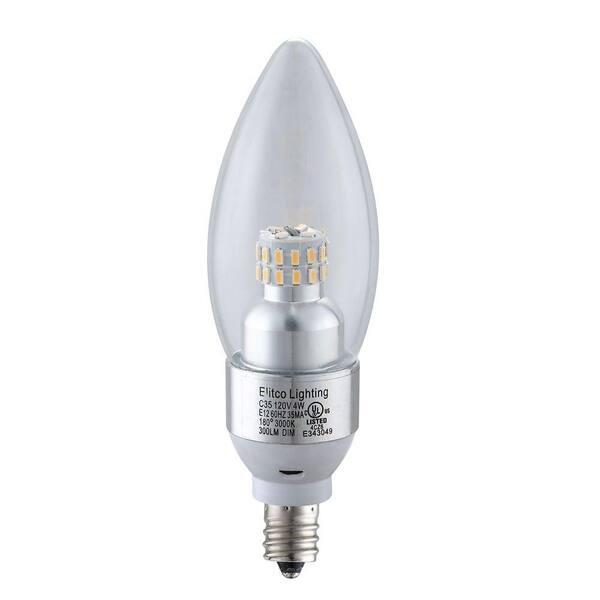 Elegant Lighting 35W Equivalent Soft White E26 Dimmable LED Light Bulb