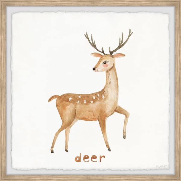 Deer Antler Graphite Drawing Giclee Print 