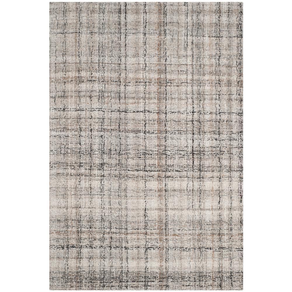 Abstract Camel/Black 4 ft. x 6 ft. Solid Area Rug price history on PriceWatchPro