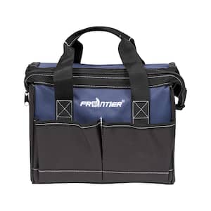 12 in. W Mouth Tool Bag with Pockets