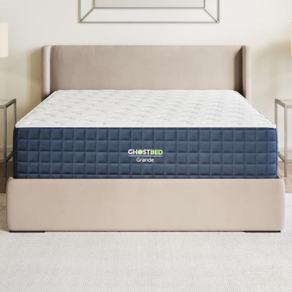 GHOSTBED Grande Twin XL Firm 14 in. Gel Memory Foam and Mattress in a Box