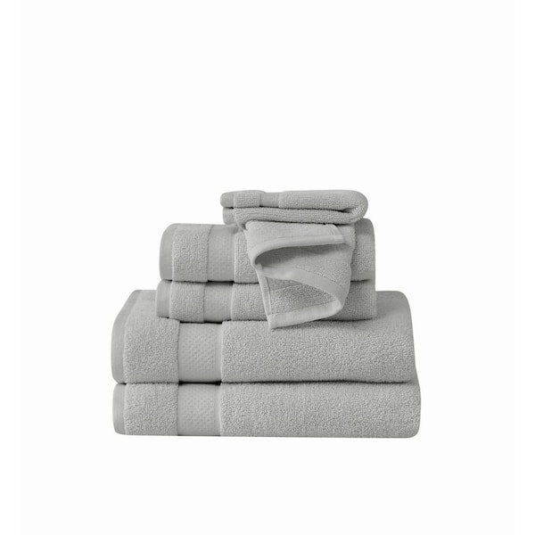 Truly Soft Quick Dry Grey 6 Piece Towel Set