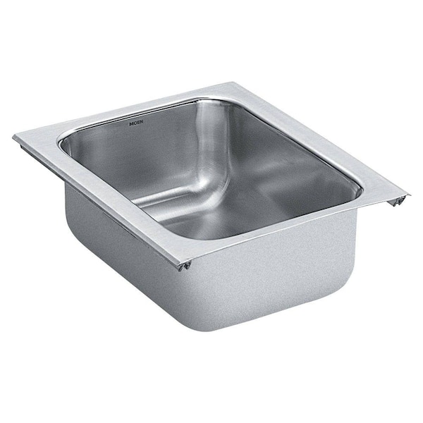 MOEN 1800 Series Undermount Stainless Steel 11 in. Single Bowl Bar Sink