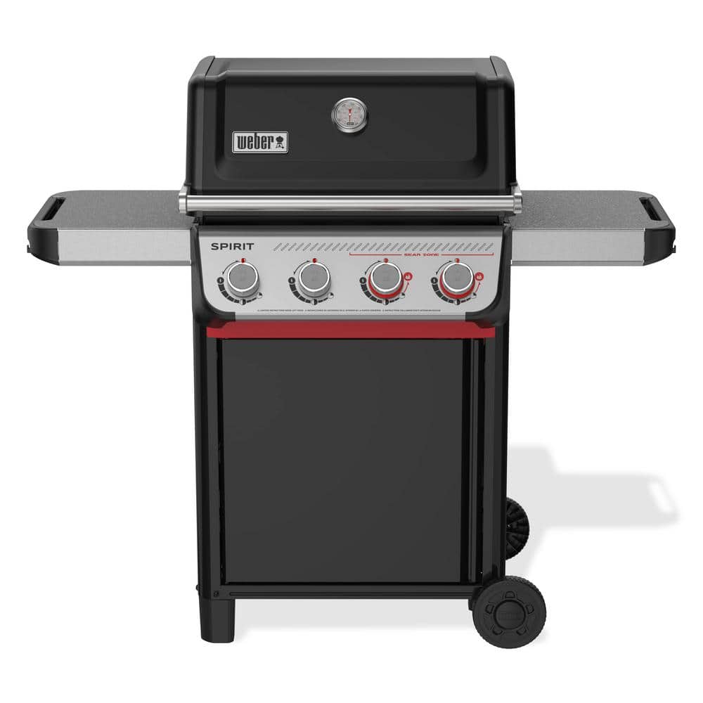 Weber Spirit E-425 4-Burner Liquid Propane Gas Grill in Black with Sear Zone 1500780 - The Home Depot