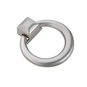 Anello Ring Cabinet Pull, Brushed Nickel, 1.6" x 1.9"