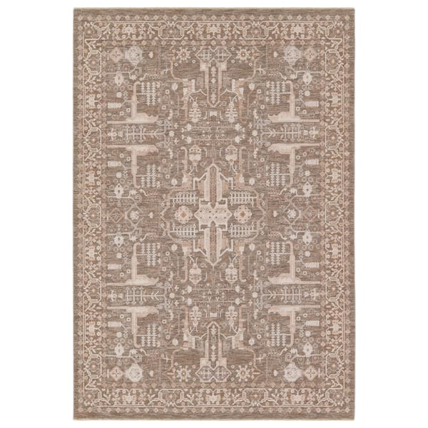 Lechmere 8 X 10 Medallion Taupe/Cream Area Rug