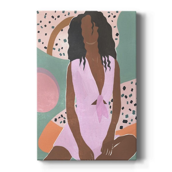 Wexford Home Curly Lady III by Wexford Homes Unframed Giclee Home Art Print 27 in. x 16 in.