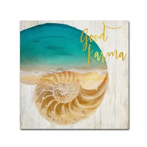 14 in. x 14 in. "Sea In My Hand" by Color Bakery Printed Canvas Wall Art