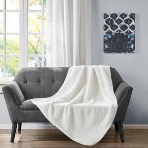 Ivory 50x60 Throw Blanket