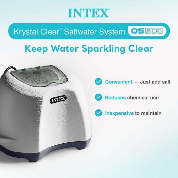 Krystal Clear 7000 Gal. Above-Ground Pool Saltwater System with Natural Chlorine Generation