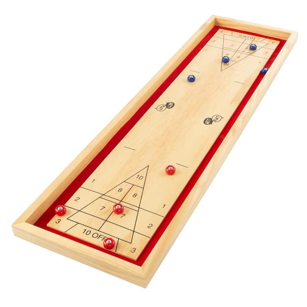 Hey Play Tabletop Shuffleboard Game Hw3500092 The Home Depot