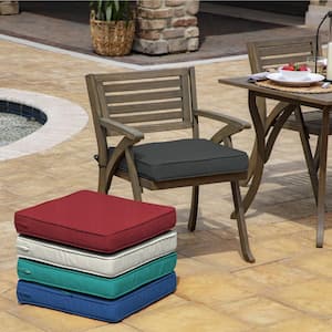 ProFoam 20 in. x 20 in. Slate Grey Square Outdoor Chair Cushion