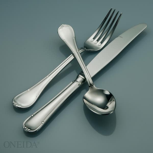 Oneida New Rim Silver 18/10 Stainless Steel Steak Knife (12-Pack) T015KSSF  - The Home Depot