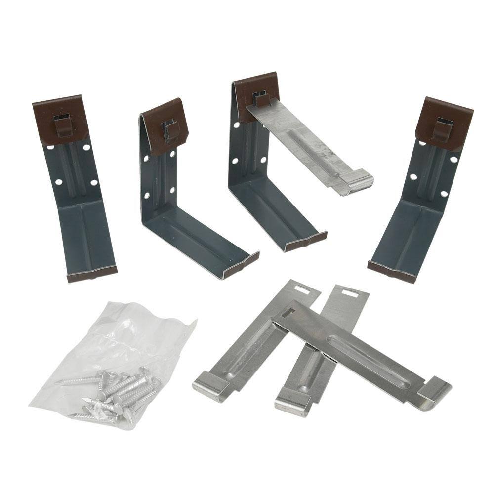 Amerimax Home Products 5 in. Aluminum Fascia Brackets (4Pack)2502019