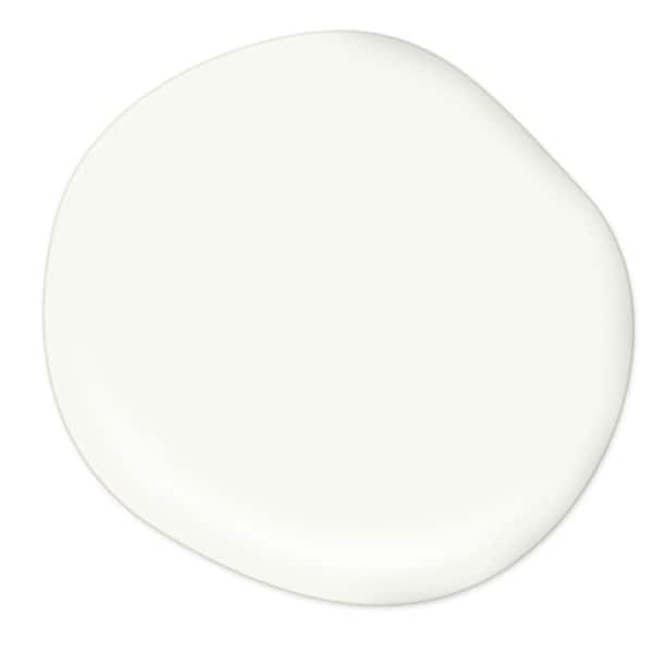 BEHR PREMIUM PLUS 5 gal. Ultra Pure White Semi-Gloss Enamel Low