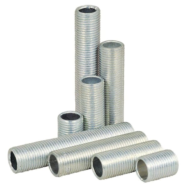 Commercial Electric Assorted 1/8-IP Zinc-Plated Nipples (8-Pack)