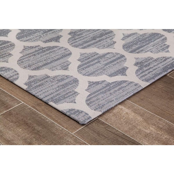 Mitte Multi-Colored 54 in. x 40 in. Polyester Chair Mat