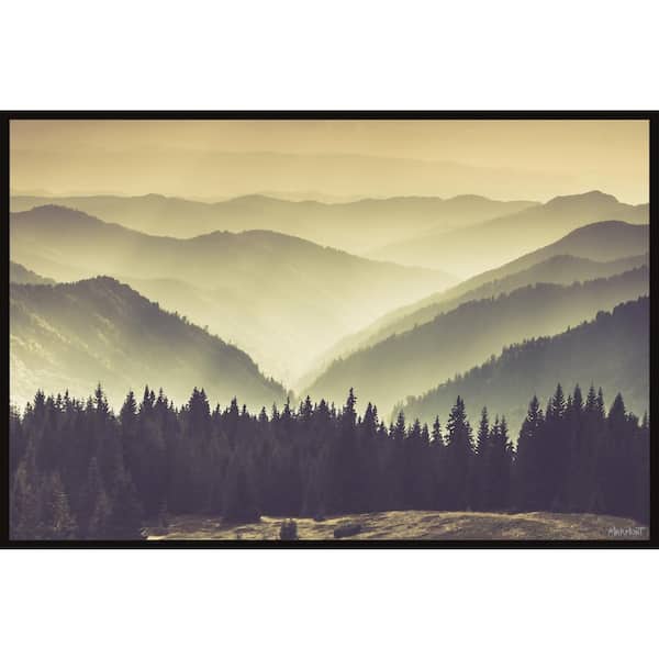Unbranded "I'm Going Home" by Marmont Hill Floater Framed Canvas Nature Art Print 40 in. x 60 in.