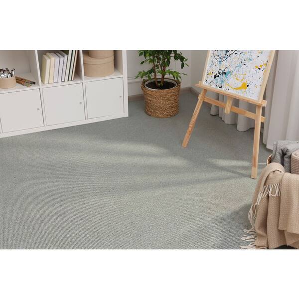 TrafficMaster Symphony Walk-Tone-Green 12 ft. 25 oz. SD Polyester