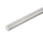 Aluminum Half Round Rod - 1/4" Dia X 3 Foot Length (4-Pack, 12 Total Feet)