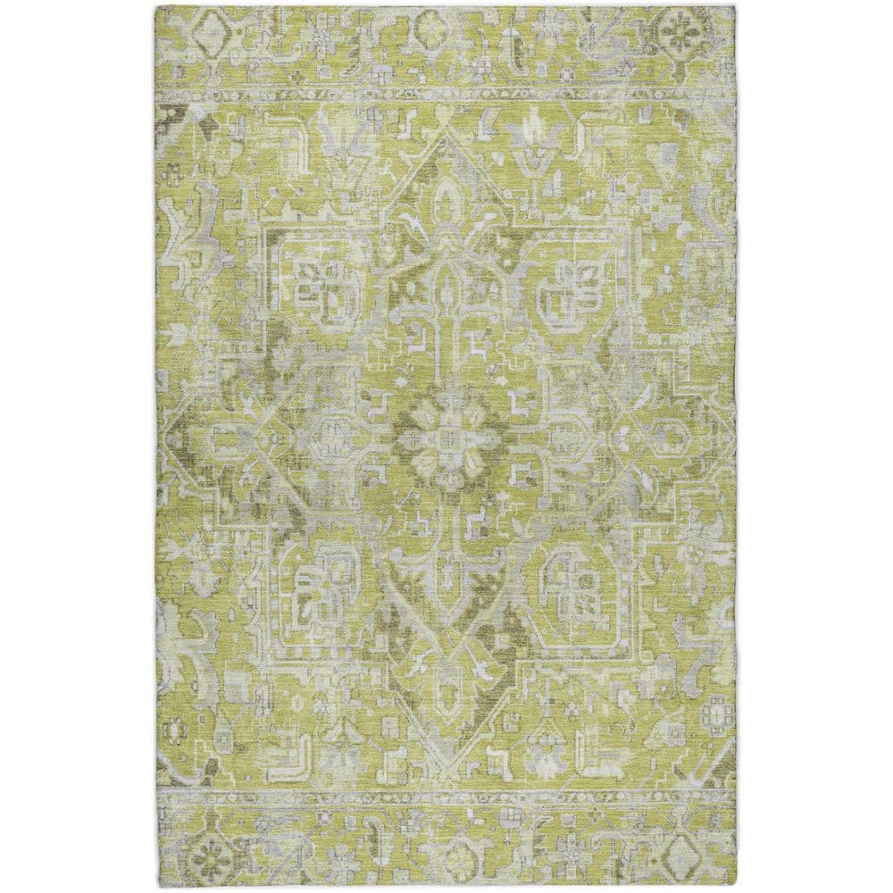 Dream Shag Premium Machine Washable Abstract ADS570 Aloe 5 ft. x 7 ft. 6 in. Area Rug price history on PriceWatchPro