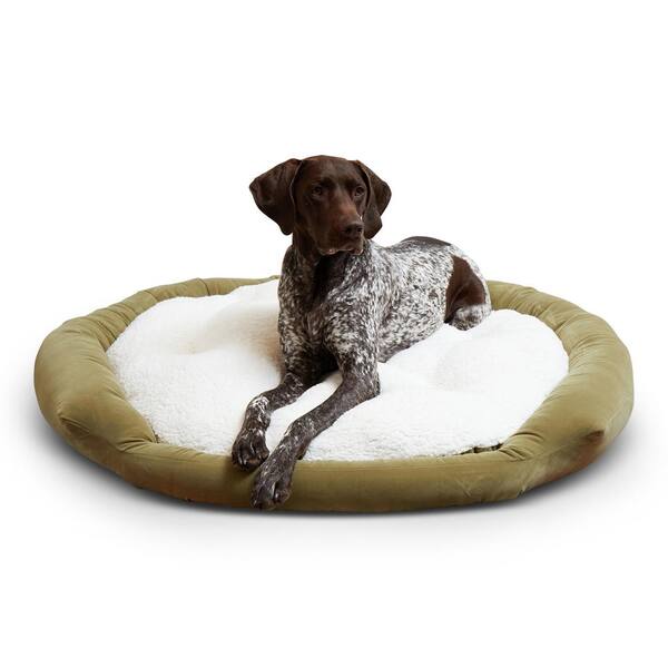 Happy Hounds Murphy Donut Large Moss Dog Bed