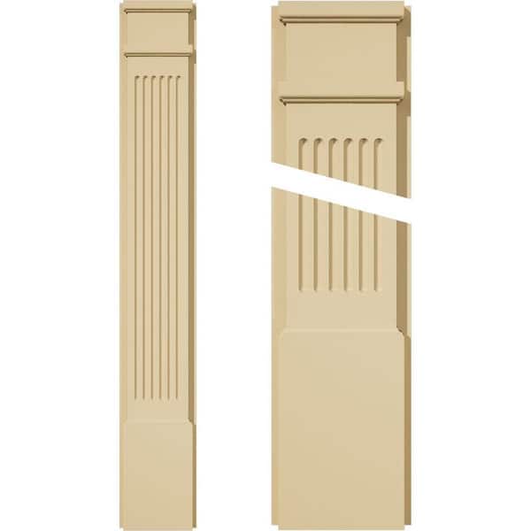 2 in. D x 7 in. W x 48 in. L Primed Polyurethane Pilaster 1- Pack