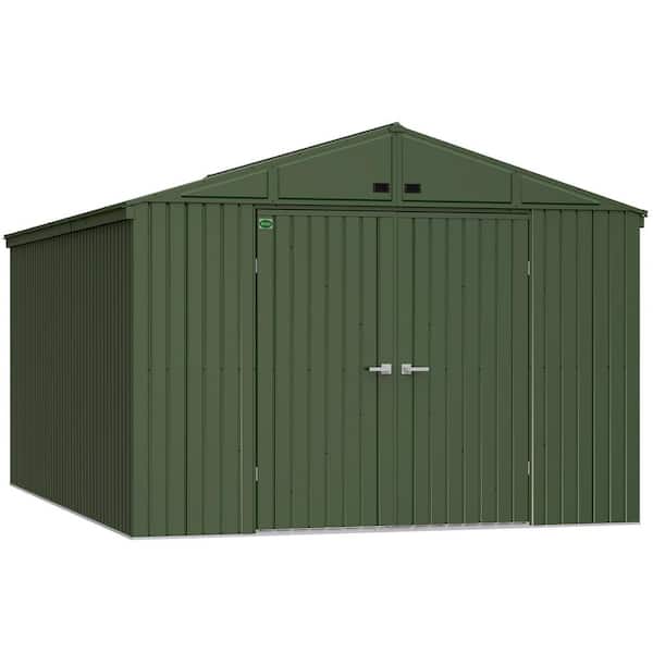 Scotts Lawn Storage Shed 14 ft. W x 10 ft. D x ft. H Metal Shed 140 sq. ft.