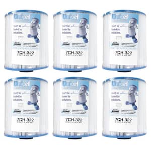 7 in. Dia 32 sq. ft. Top Load Replacement Filter Cartridge (6-Pack)