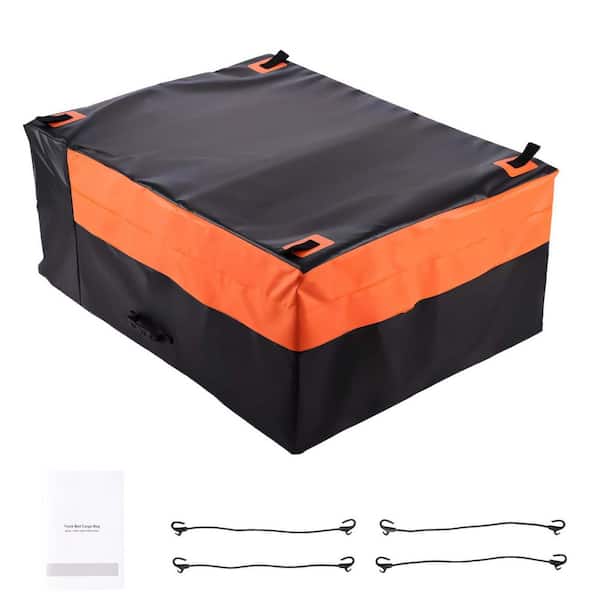 Truck Bed Cargo Bag, 840D PVC 51.18 x 40.16 x 21.85 in.(26 Cu.Ft.), Heavy Duty Cargo Bag for Truck Bed(4 Bungee Cords)