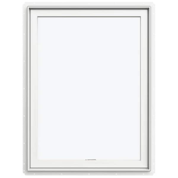 JELD-WEN 32 in. x 48 in. W-5500 Left-Hand Casement Wood Clad Window