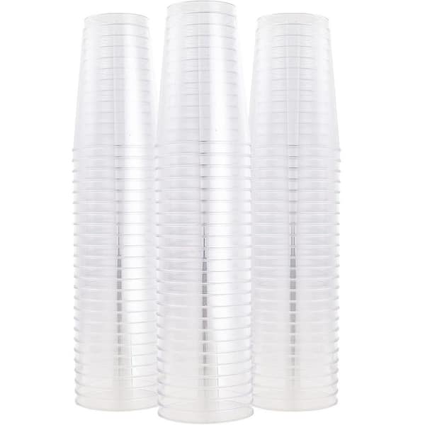 3 in. Clear Clear Heavy Duty Plastic Disposable Cup Disposable Tableware 100 Per Case for Parties Events Drinks