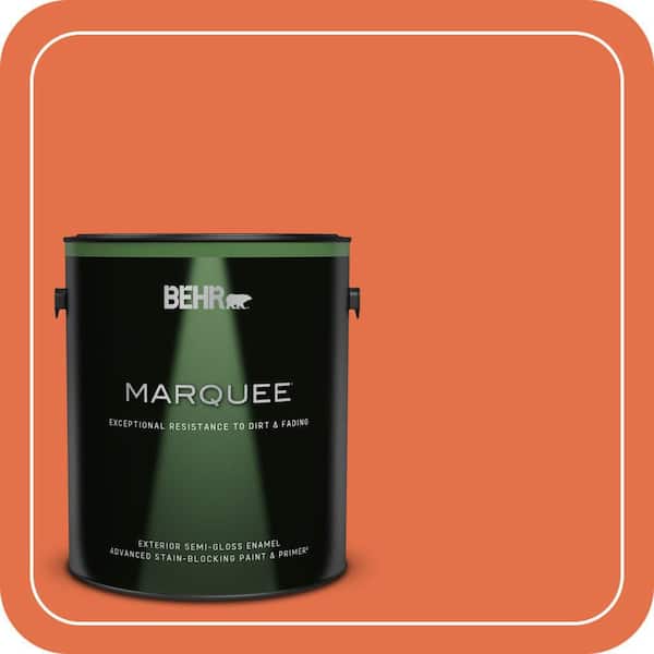 BEHR MARQUEE 1 gal. Home Decorators Collection #HDC-SM16-03 Mai Tai Semi-Gloss Enamel Exterior Paint & Primer