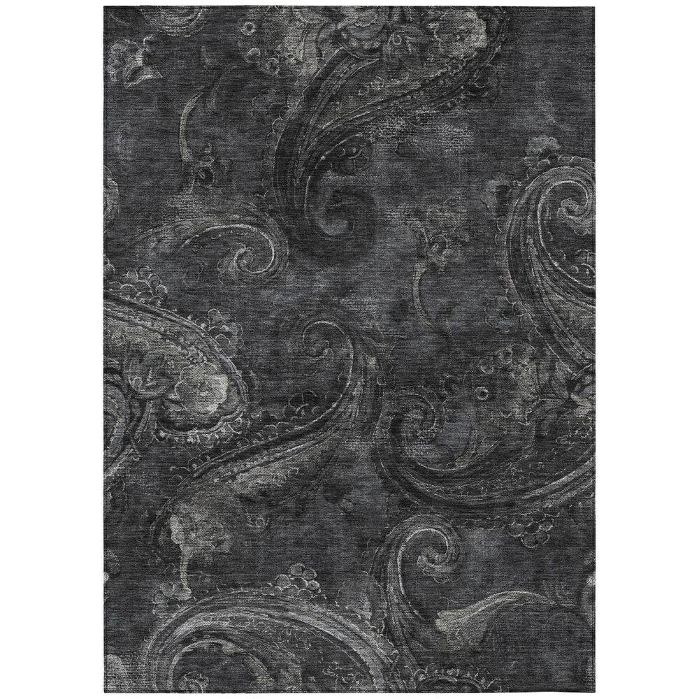 Chantille Machine Washable Indoor/Outdoor Abstract ACN2748 Charcoal 8 ft. x 10 ft. Area Rug price history on PriceWatchPro