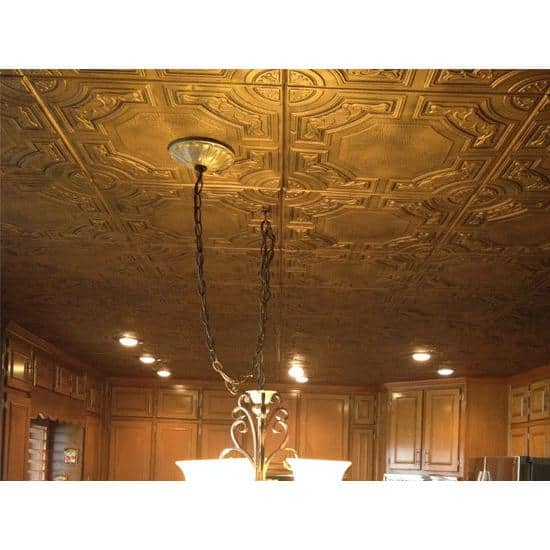 Evergreen Plain White 1.6 ft. x 1.6 ft. Glue Up Foam Ceiling Tile (768 sq. ft. /Case)