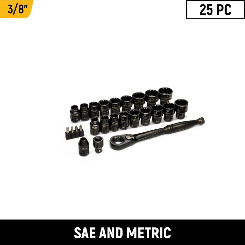 3/8 in Drive Pass-Thru Ratchet and Socket Set (25-Piece) price history on PriceWatchPro