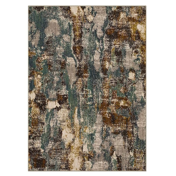 Mohawk Home Lowrie Gray 5 ft. x 7 ft. Indoor Area Rug