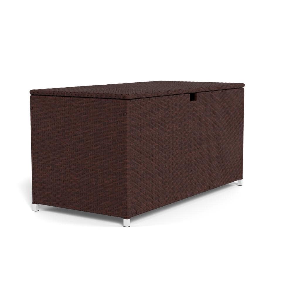 Java Resin Wicker Large Outdoor Storage Deck Box