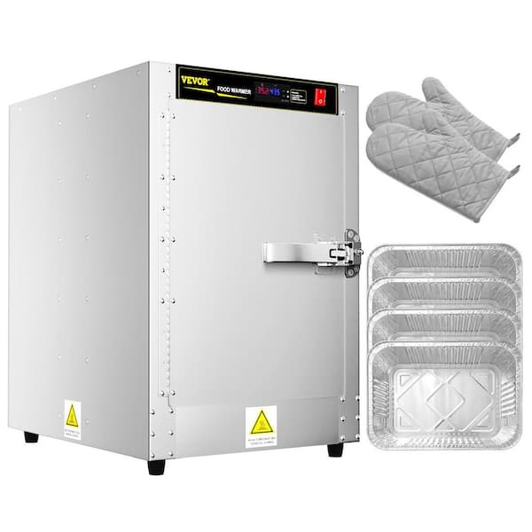 VEVOR Hot Box Food Warmer 16 in. x 22 in. x 24 in. Concession Warmer UL Listed Hot Food Holding Case, 110-Volt
