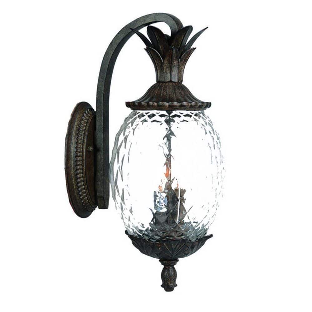 21.75 in. Black Outdoor Hardwired Sconce with No Bulbs Included price history on PriceWatchPro