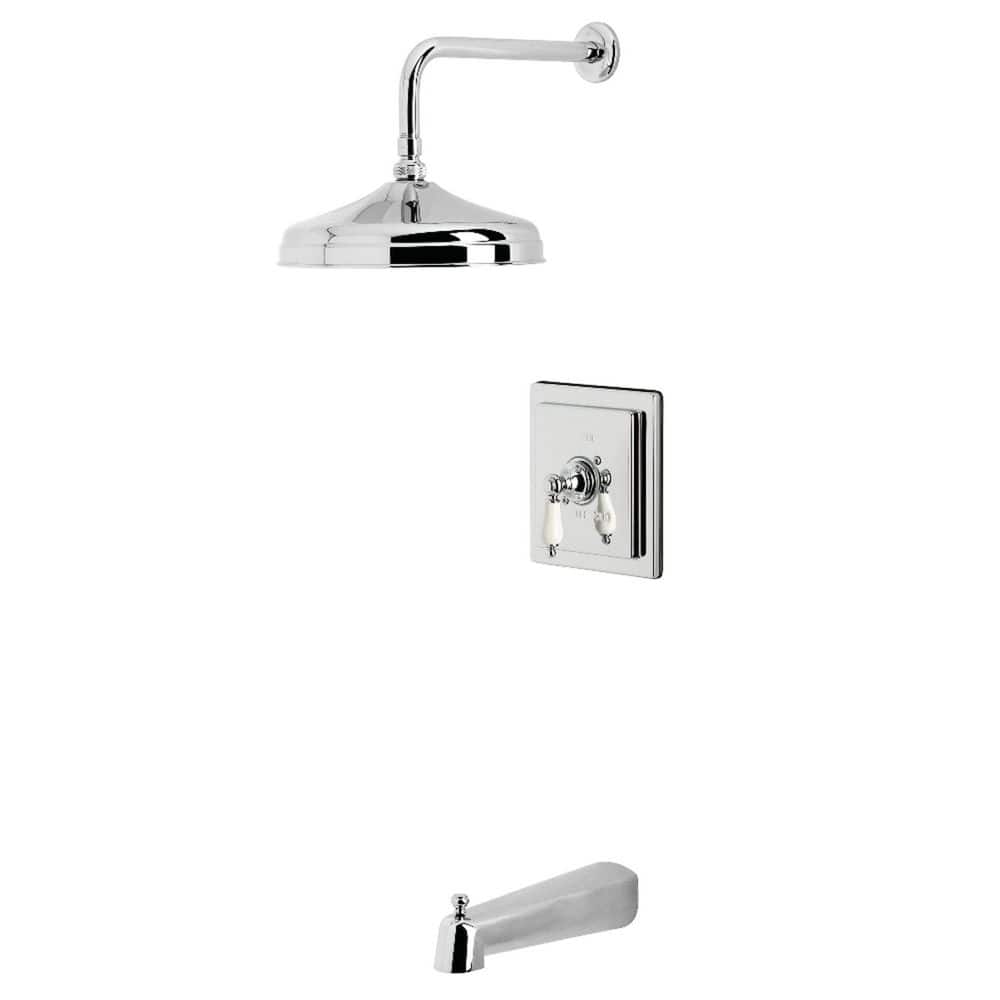 Demure 1-Handle 1-Spray Tub and Shower Faucet 1.8 GPM in Polished Chrome price history on PriceWatchPro