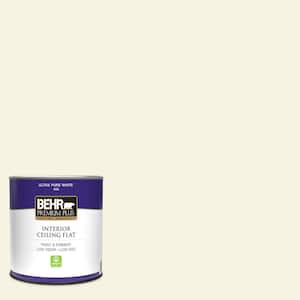 1 qt. #M340-1 Cauliflower Ceiling Flat Interior Paint