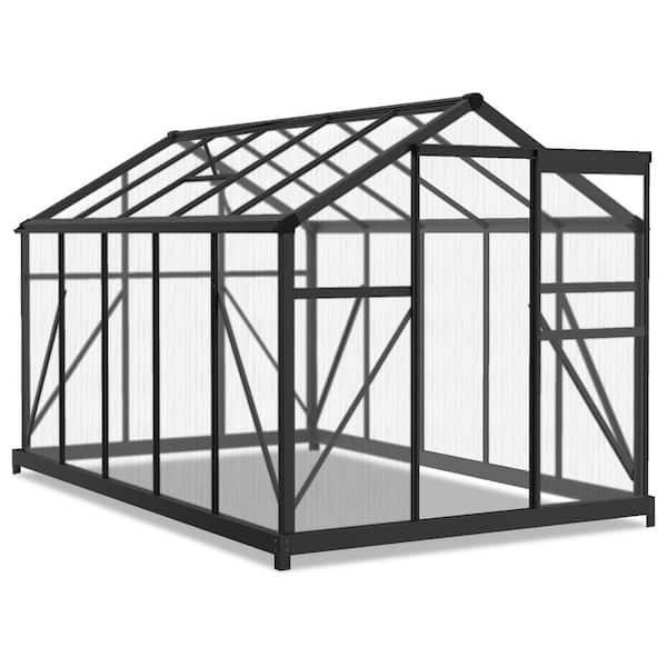 6 ft. x 10 ft. Aluminum Polycarbonate Greenhouse