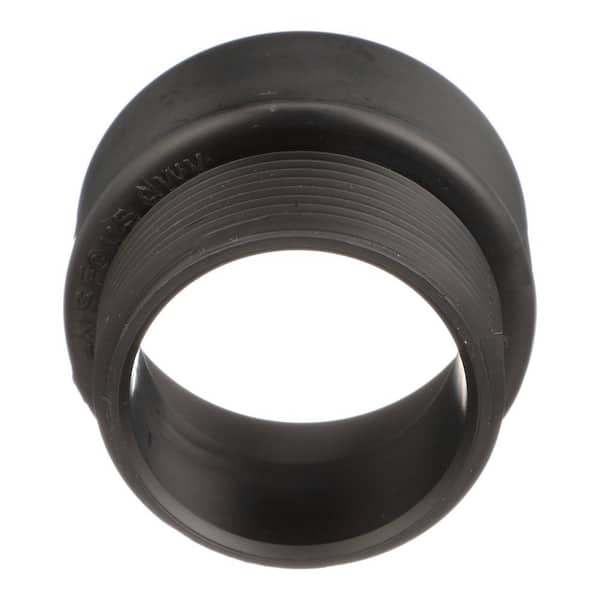 Charlotte Pipe 4 in. ABS Male Adapter ABS001091400HD - The Home Depot