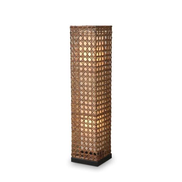 Jeffan Windsor Decorative Floor Lamp with Rattan Webbing Design