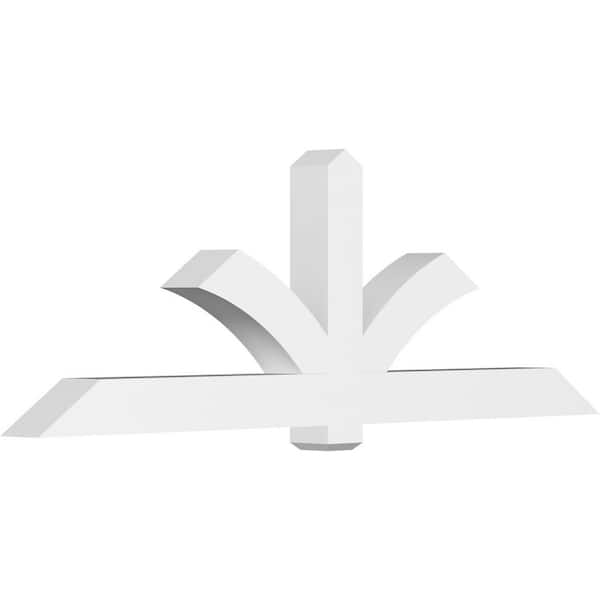 Ekena Millwork Redmond 96 in. W x 32 in. H x 6 in. D Signature Polyurethane Bracket