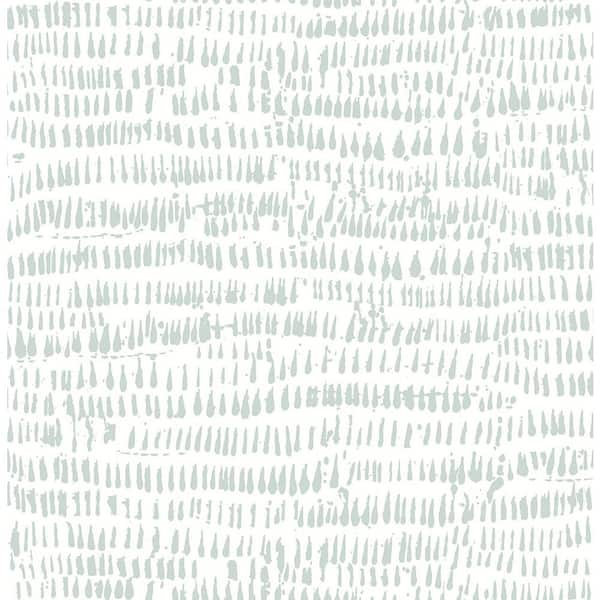 A-Street Prints Runes Seafoam Brushstrokes Paper Strippable Roll (Covers 56.4 sq. ft.)