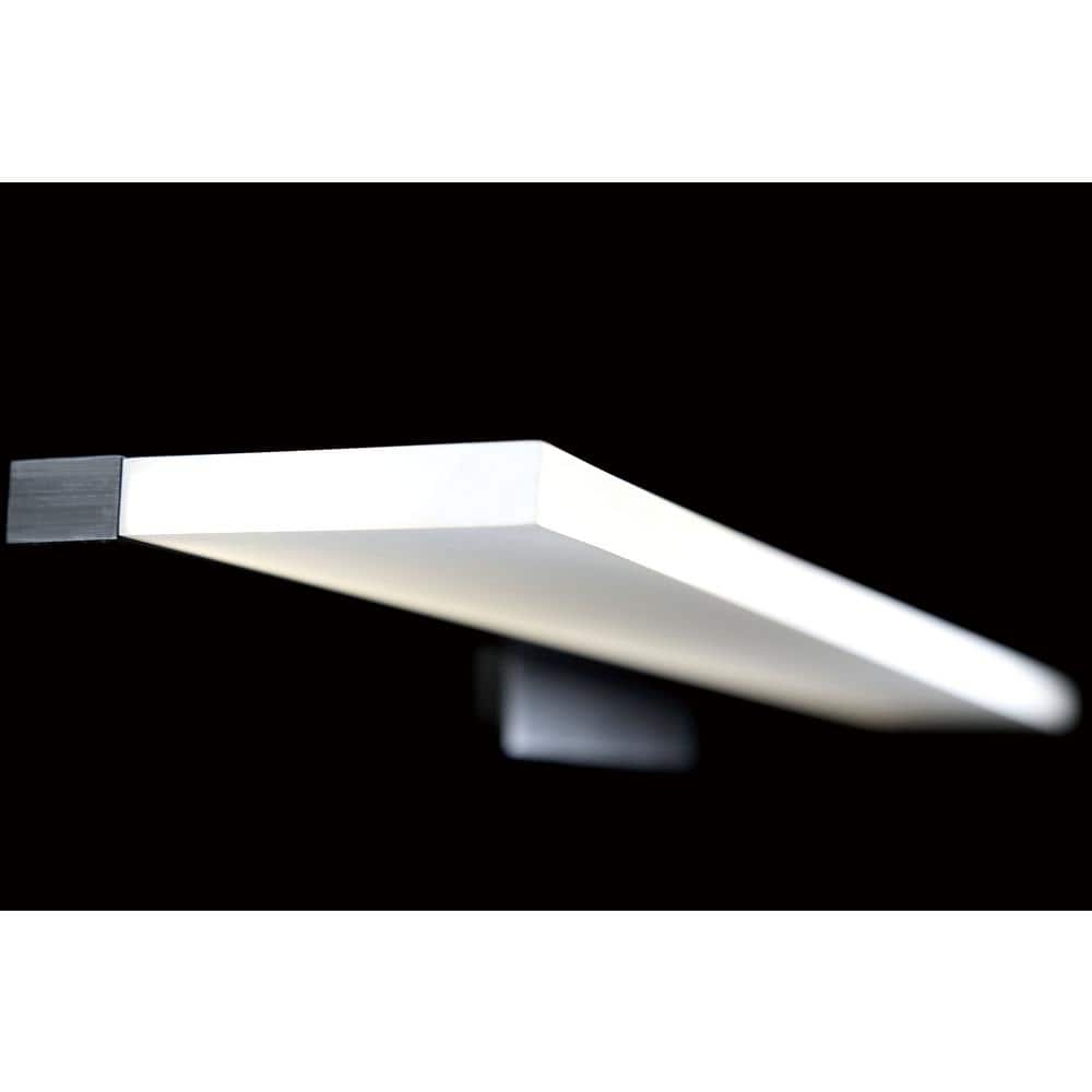 Sleek Black Aluminum 36" LED Bathroom Vanity Light with Acrylic Diffuser